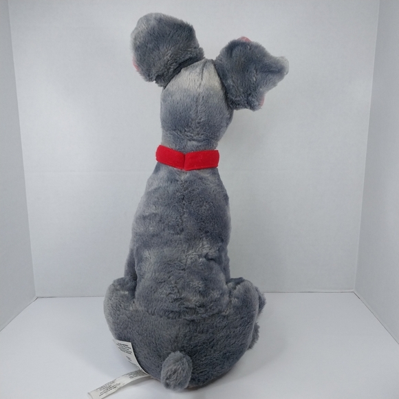 Disney Store Original Plush Tramp Dog Stuffed Animal Lady and the Tramp Gray 17" - Picture 5 of 12